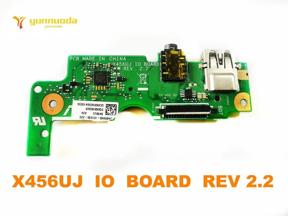 Оригинальная USB-плата для ASUS X456UJ, аудиоплата X456UJ, плата ввода-вывода REV 2,2, протестировано, хорошая, бесплатная доставка
Оригинальная USB-плата для ASUS X456UJ, аудиоплата X456UJ, плата ввода-вывода REV 2,2, протестировано, хорошая, бесплатная доставка