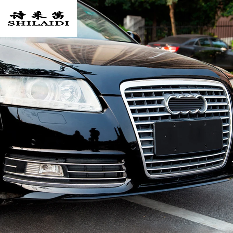 Стайлинг автомобиля для Audi A6 C6 2009-2011, передняя воздушная решетка, украшение, противотуманные фары, крышка гриля, наклейка, отделка переднего бампера, рамка противотуманной фары
Стайлинг автомобиля для Audi A6 C6 2009-2011, передняя воздушная решетка, украшение, противотуманные фары, крышка гриля, наклейка, отделка переднего бампера, рамка противотуманной фары