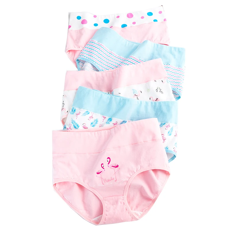 ZJX 5Pcs Women's Panties High Waist Soft Cotton Underwear Cute Printed Seamless Briefs Soft Breathable Girls Slimming Panty
ZJX 5Pcs Women's Panties High Waist Soft Cotton Underwear Cute Printed Seamless Briefs Soft Breathable Girls Slimming Panty