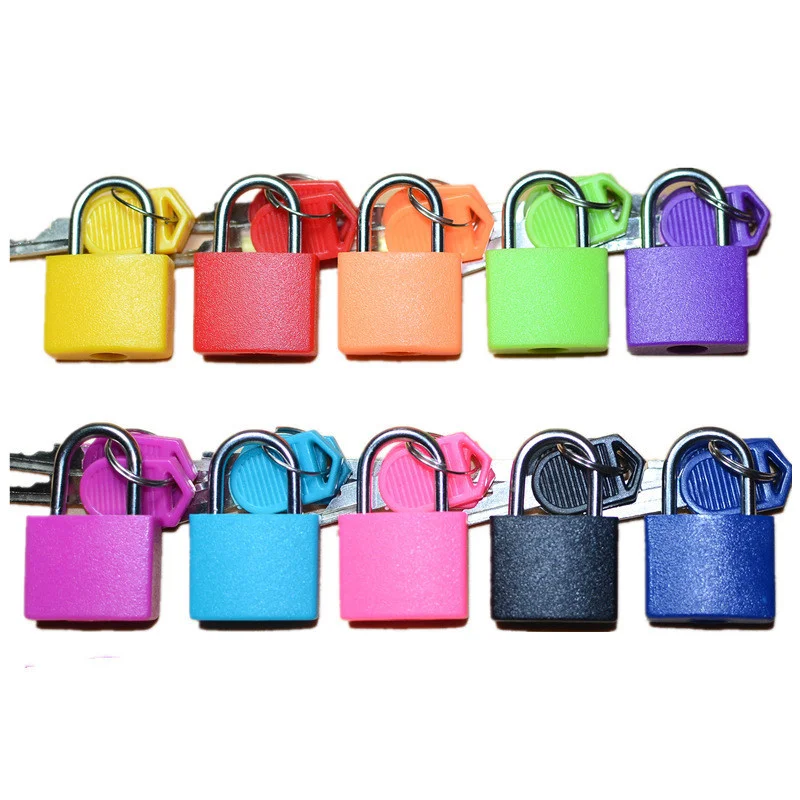 1pcs Mini Colourful Travel Lock Beam Suitcase Strong Steel Lock with Keys Luggage Padlock Security Tool Plastic Case Decoration
1pcs Mini Colourful Travel Lock Beam Suitcase Strong Steel Lock with Keys Luggage Padlock Security Tool Plastic Case Decoration