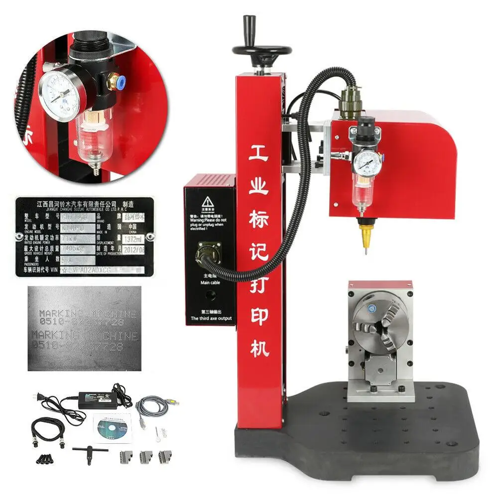 110V/220V 125*85mm Pneumatic Dot Peen Marking Machine for Circle & Flat Surface Marking 150W Steel Electronic Machinery Vehicles
110V/220V 125*85mm Pneumatic Dot Peen Marking Machine for Circle & Flat Surface Marking 150W Steel Electronic Machinery Vehicles