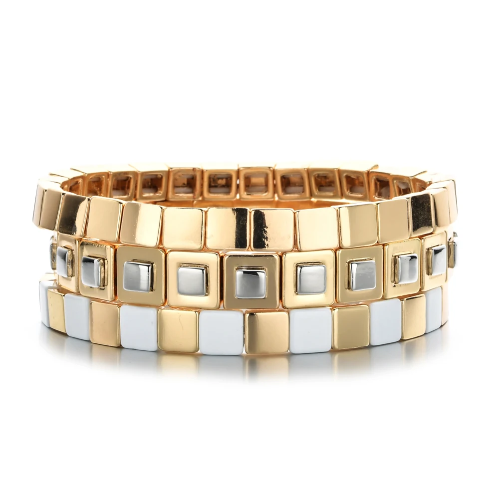 New Gold color Boho Bracelets For Women Tila Beads Bracelets Pulsera Mujer 2023 Adjustable Summer Friends Jewelry Gifts
New Gold color Boho Bracelets For Women Tila Beads Bracelets Pulsera Mujer 2023 Adjustable Summer Friends Jewelry Gifts