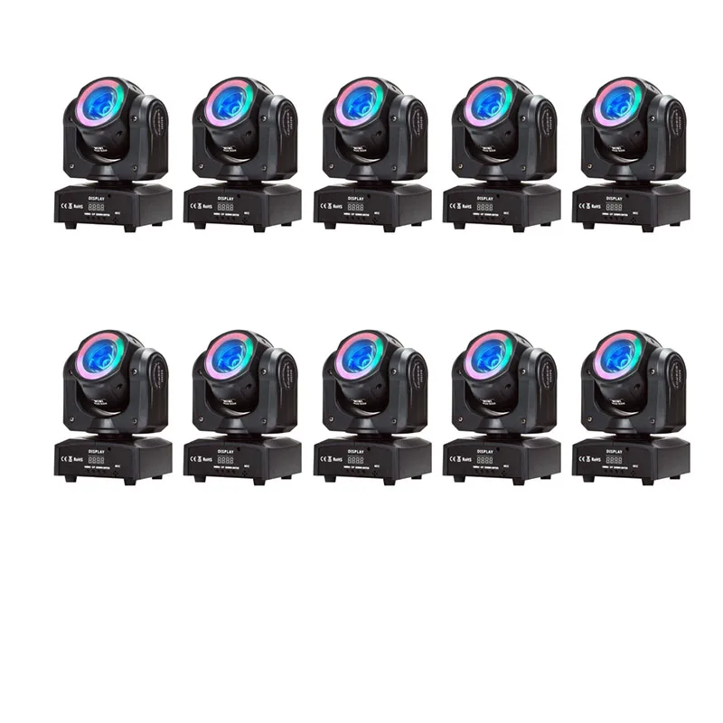 10pcs New Mini 60W LED Mini Moving Head Light DJ Beam Wash Lighting powerful Beam Wash 2in1 Moving Head light for Club DJ Party
10pcs New Mini 60W LED Mini Moving Head Light DJ Beam Wash Lighting powerful Beam Wash 2in1 Moving Head light for Club DJ Party