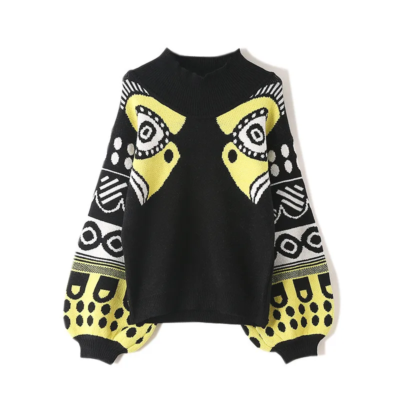 YSMILE Y Fashion Casual Women Sweater Personality Lantern Sleeve Pullovers Sweater Female Lady Daily All Match Tops
YSMILE Y Fashion Casual Women Sweater Personality Lantern Sleeve Pullovers Sweater Female Lady Daily All Match Tops