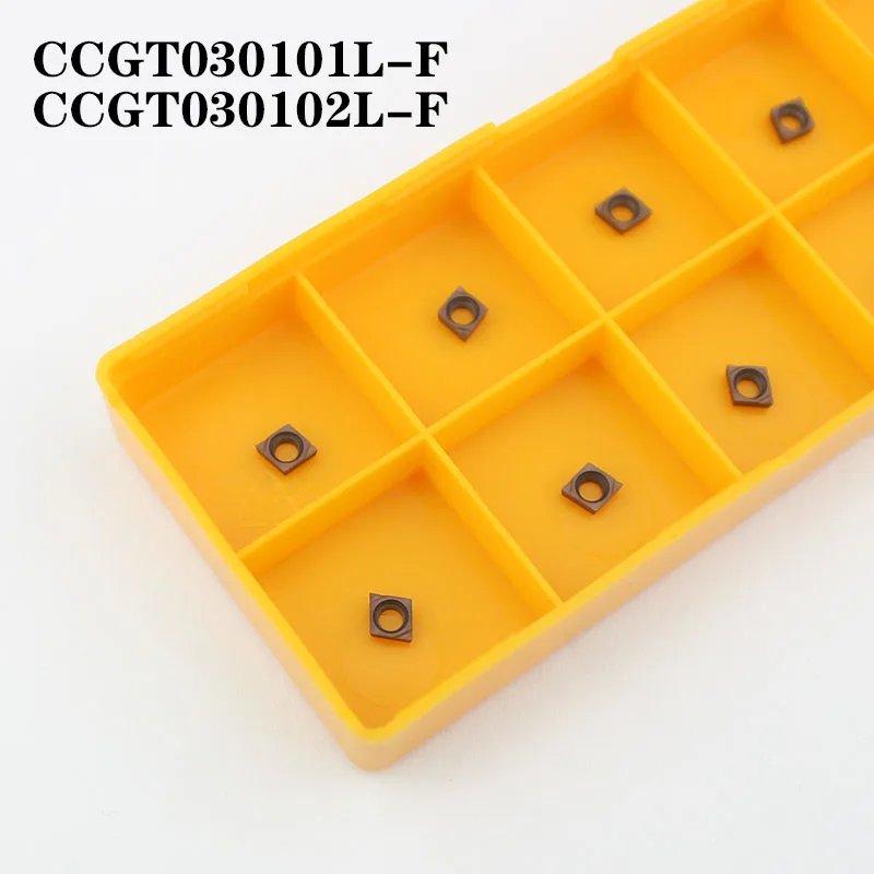 Internal Turning tool Inserts CCGT030102L CCGT030101L -F Insert Blade Lathe Cutter Turning Tools for Metal and Steel
Internal Turning tool Inserts CCGT030102L CCGT030101L -F Insert Blade Lathe Cutter Turning Tools for Metal and Steel