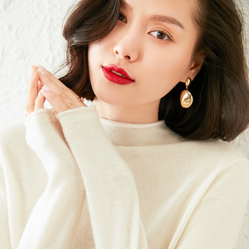 High Quality Autumn Winter 100% Cashmere Knitted Jumper Tops O-neck Women Sweaters And Pullovers Female Long Sleeve Shirt
High Quality Autumn Winter 100% Cashmere Knitted Jumper Tops O-neck Women Sweaters And Pullovers Female Long Sleeve Shirt