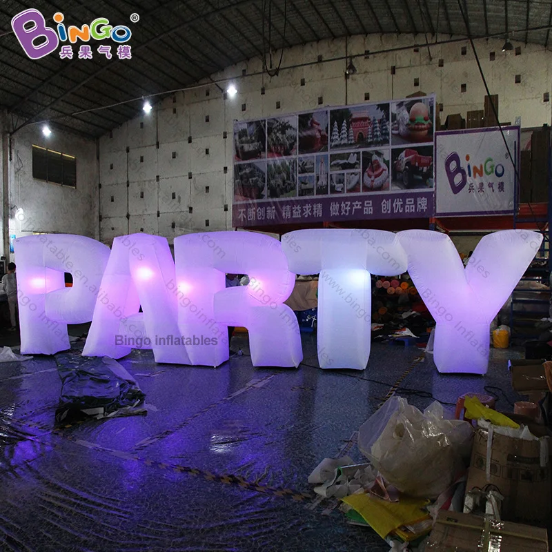 Factory Outlet 8x2 Meters Length Inflatable PARTY Alphabet for Decoration / Color illuminated Letter Balloon for Display Toys
Factory Outlet 8x2 Meters Length Inflatable PARTY Alphabet for Decoration / Color illuminated Letter Balloon for Display Toys