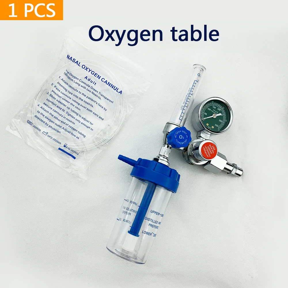 Pressure Regulator O2 Medical Oxygen inhaler Pressure Reducing Valve Oxygen Meter G5/8" 0-10L/min
Pressure Regulator O2 Medical Oxygen inhaler Pressure Reducing Valve Oxygen Meter G5/8" 0-10L/min
