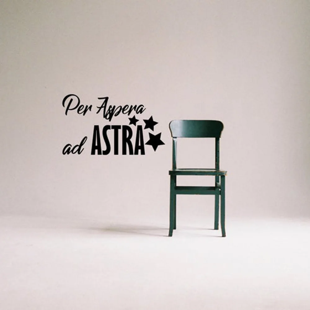 For aspera ad Astra Vinyl Wall Sticker Bedroom Decor Written In Latin Quote Wall Decal Living Room Nordic Home Decoration C172
For aspera ad Astra Vinyl Wall Sticker Bedroom Decor Written In Latin Quote Wall Decal Living Room Nordic Home Decoration C172