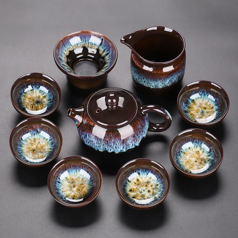 9pcs Set Tea Pot and Cup Teaware Chinese Tea Set Porcelain Tea Pot Set Fine Bone China Teacup Set Gongfu Tea Set Gaiwan
9pcs Set Tea Pot and Cup Teaware Chinese Tea Set Porcelain Tea Pot Set Fine Bone China Teacup Set Gongfu Tea Set Gaiwan