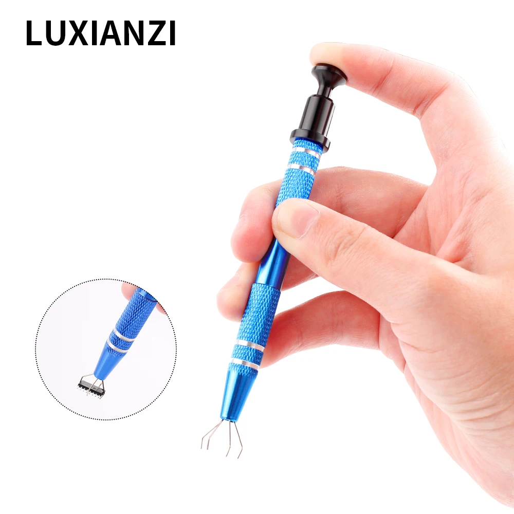 Экстрактор микросхем LUXIANZI, электронная ручка для сбора микросхем, ручные инструменты, компонент, металлический захват
Экстрактор микросхем LUXIANZI, электронная ручка для сбора микросхем, ручные инструменты, компонент, металлический захват