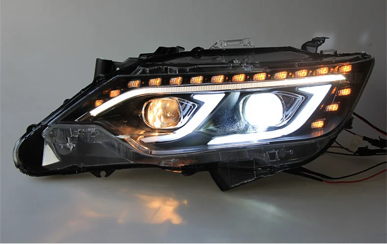 Osmrk HID LED headlight assembly angel eye daytime running light with turn signal for Toyota camry 2015-2017
Osmrk HID LED headlight assembly angel eye daytime running light with turn signal for Toyota camry 2015-2017