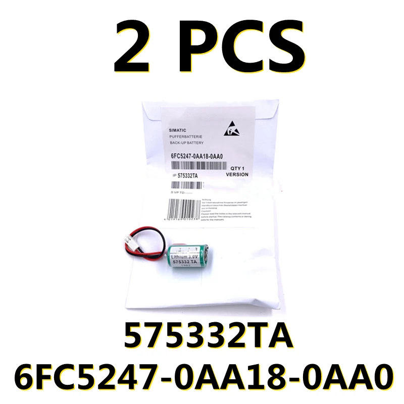 2 шт. оригинальный новый для SIEMENS 575332 TA 575332TA 3V 6FC5247-0AA18-0AA0 840D литиевый ПЛК аккумулятор с AMP вилками Бесплатная доставка
2 шт. оригинальный новый для SIEMENS 575332 TA 575332TA 3V 6FC5247-0AA18-0AA0 840D литиевый ПЛК аккумулятор с AMP вилками Бесплатная доставка
