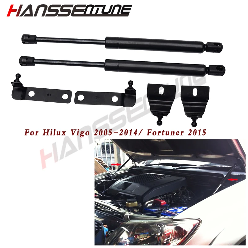 HANSSENTUNE Front bonnet hood Lift Supports Struts Shocks Dampers for Hilux Vigo SR5 2005-2014/ Fortuner 2015
HANSSENTUNE Front bonnet hood Lift Supports Struts Shocks Dampers for Hilux Vigo SR5 2005-2014/ Fortuner 2015