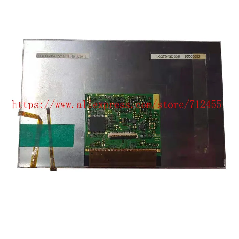 LQ070Y3DG3B 7inch Lcd screen display with touch panel digitizer / touch pad
LQ070Y3DG3B 7inch Lcd screen display with touch panel digitizer / touch pad