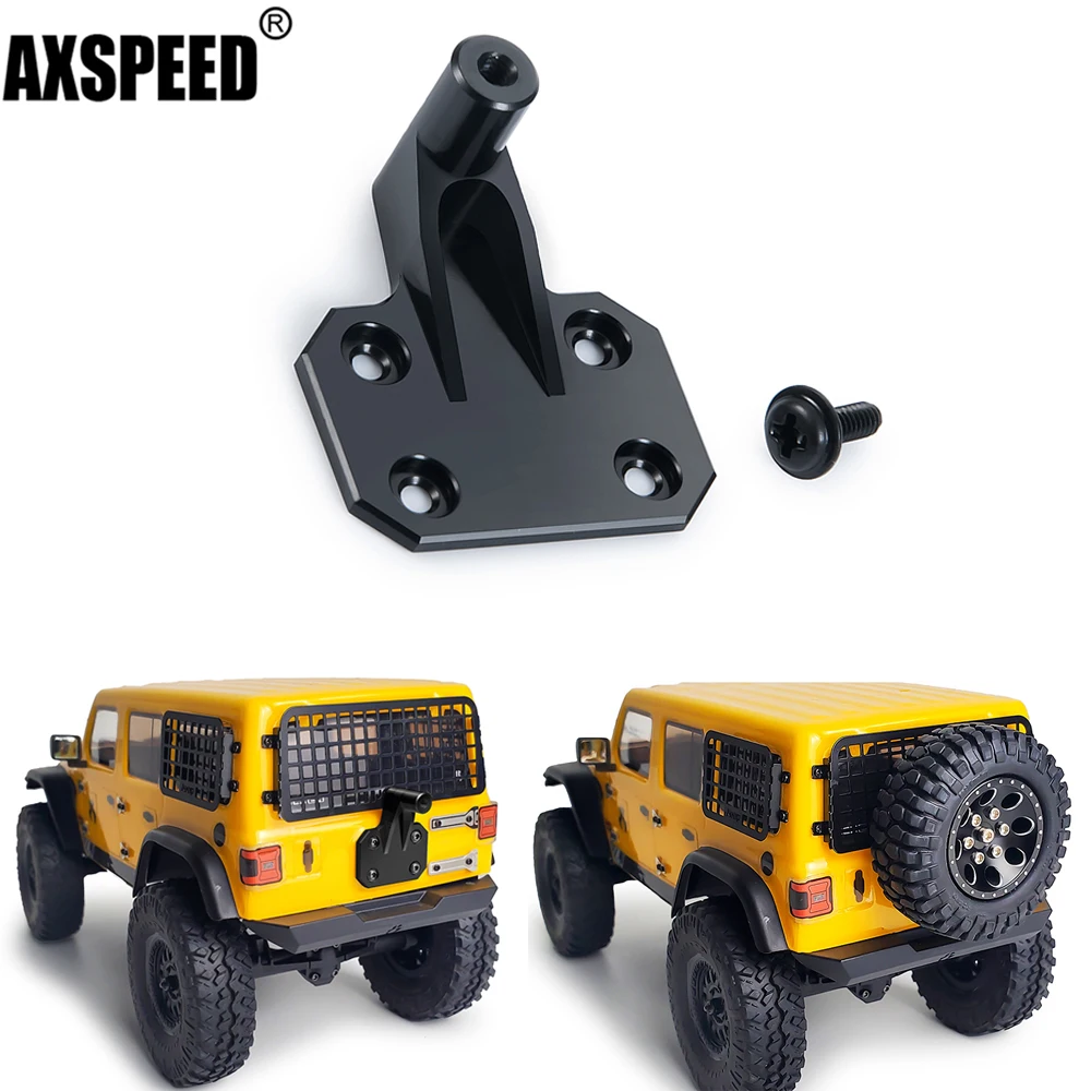 Подставка AXSPEED Черная задняя запасная для шин, кронштейн для запасных шин, держатель колеса для 1/24 Axial SCX24 AXI00002 RC Crawler Car Decor
Подставка AXSPEED Черная задняя запасная для шин, кронштейн для запасных шин, держатель колеса для 1/24 Axial SCX24 AXI00002 RC Crawler Car Decor