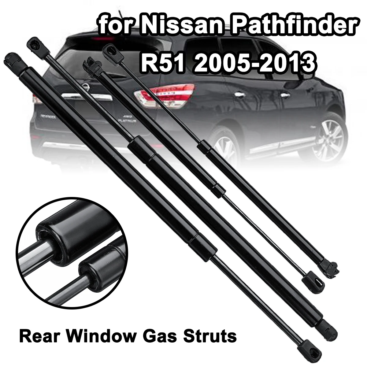 4pcs Car Rear Window Tailgate Boot Gas Struts Support Bar For Nissan Pathfinder R51 2005 2006 2007 2008 2009 2010 2011 2012
4pcs Car Rear Window Tailgate Boot Gas Struts Support Bar For Nissan Pathfinder R51 2005 2006 2007 2008 2009 2010 2011 2012
