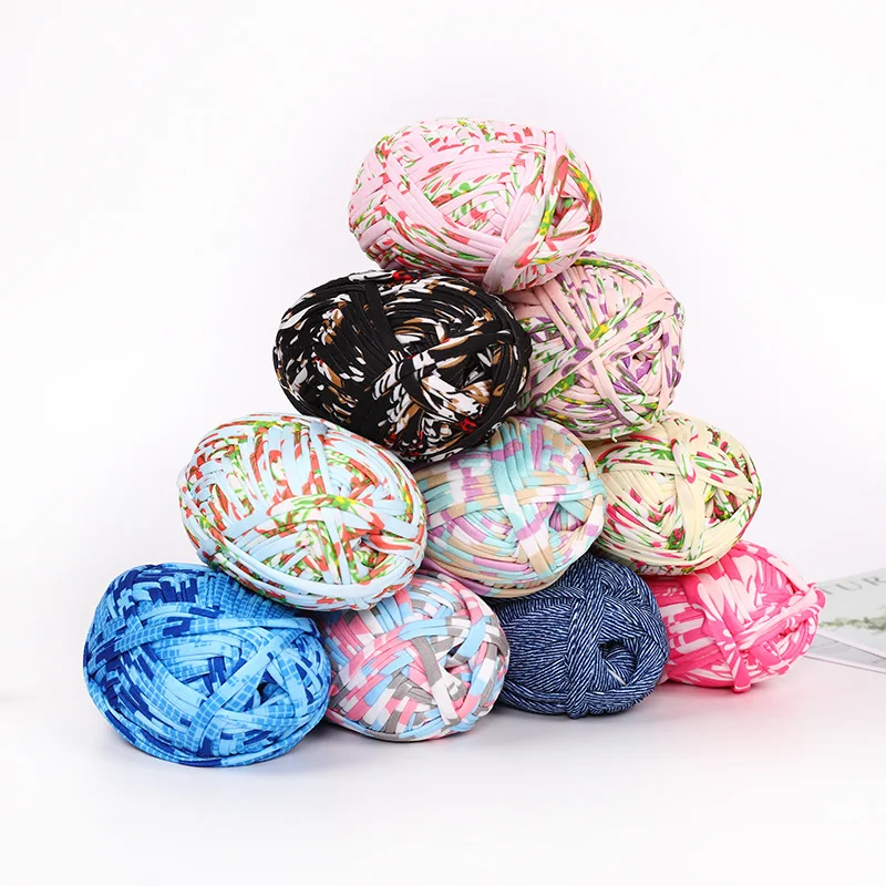 100g/Ball T-shirt Knitting Chunky Yarn Cotton Cloth for Crochet Cord Ropes Basket Rug HandBag Purse Carpet trapillo
100g/Ball T-shirt Knitting Chunky Yarn Cotton Cloth for Crochet Cord Ropes Basket Rug HandBag Purse Carpet trapillo