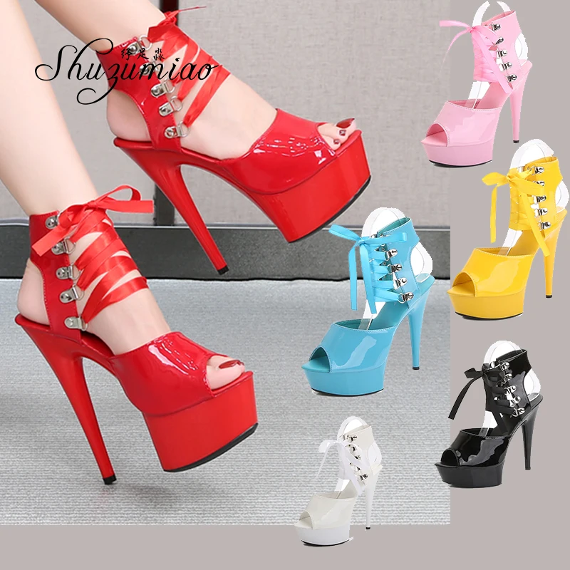 Brand Women's Shoes New 2020 Pole Dance Gladiato Sandals 13CM High Heels Big Size 43 Ladies Sandals Thick Bottom Stripper Shoes
Brand Women's Shoes New 2020 Pole Dance Gladiato Sandals 13CM High Heels Big Size 43 Ladies Sandals Thick Bottom Stripper Shoes