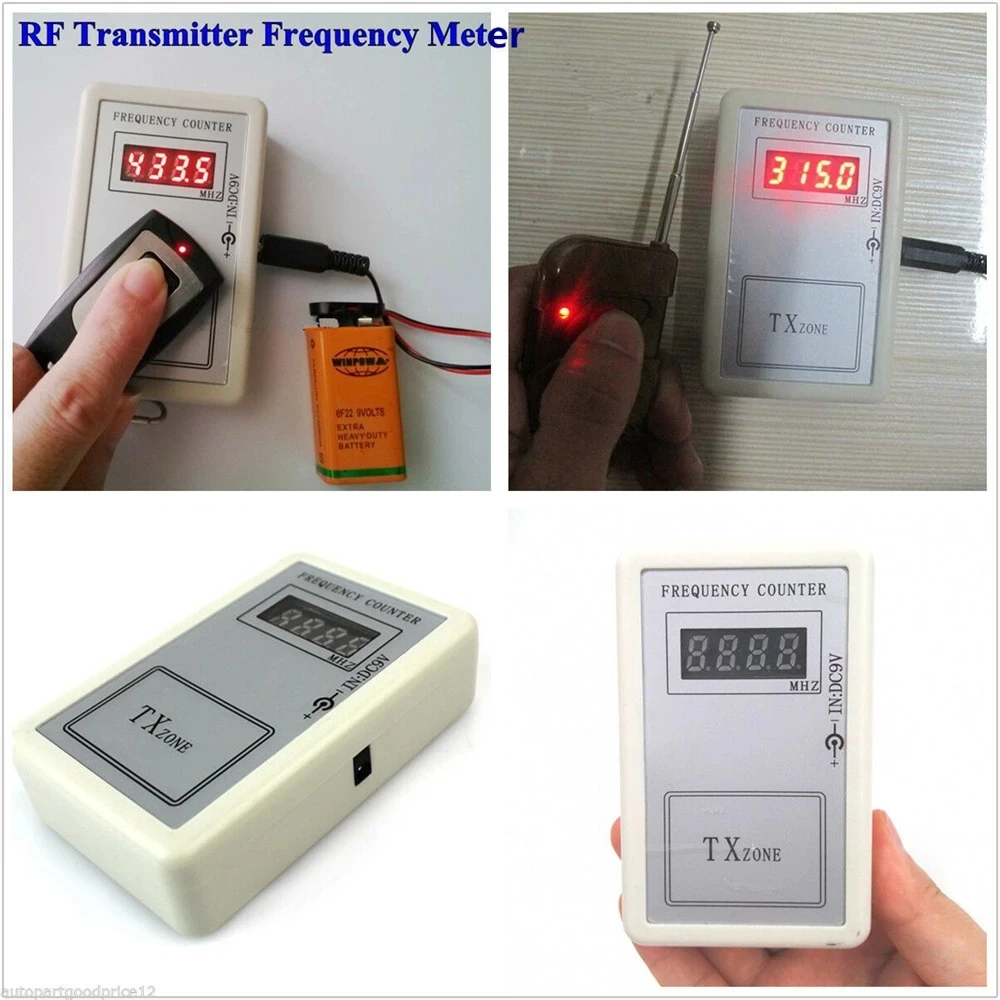 For Car Remote Key Cymometer Detector Frequency Test Handheld Remote Control Frequency Meter 250-1000MHZ RF Transmitter Counter
For Car Remote Key Cymometer Detector Frequency Test Handheld Remote Control Frequency Meter 250-1000MHZ RF Transmitter Counter