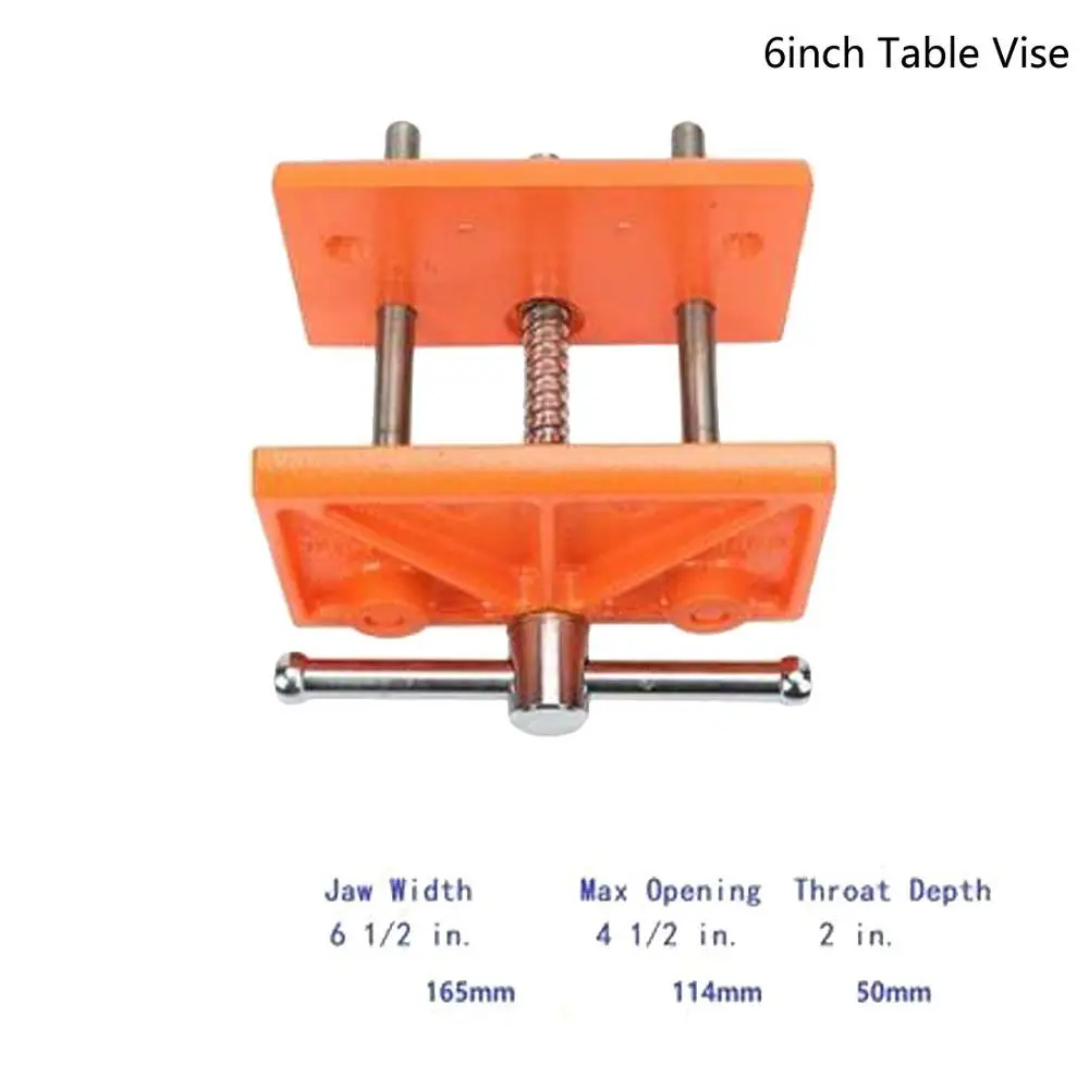 1pc 6" Woodworking Heavy Duty Table Vise Woodworking Metal Clip Clamp Repair Vice Tool for woodworking
1pc 6" Woodworking Heavy Duty Table Vise Woodworking Metal Clip Clamp Repair Vice Tool for woodworking