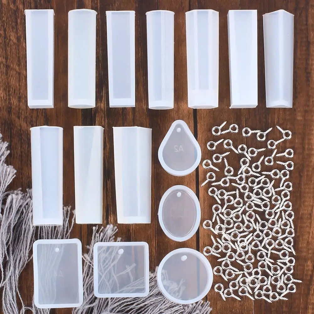 115pcs Crystal Silicone Mold Set For Necklace Earrings Jewelry Making 15pcs UV Resin Mold Pendant Jewelry Making set kits
115pcs Crystal Silicone Mold Set For Necklace Earrings Jewelry Making 15pcs UV Resin Mold Pendant Jewelry Making set kits