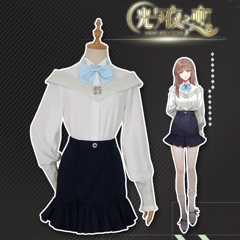 The New Game Light and Night Heroine Cos XiaoYi Black Fishtail A-line Skirt Daily Outfit Costume A
The New Game Light and Night Heroine Cos XiaoYi Black Fishtail A-line Skirt Daily Outfit Costume A
