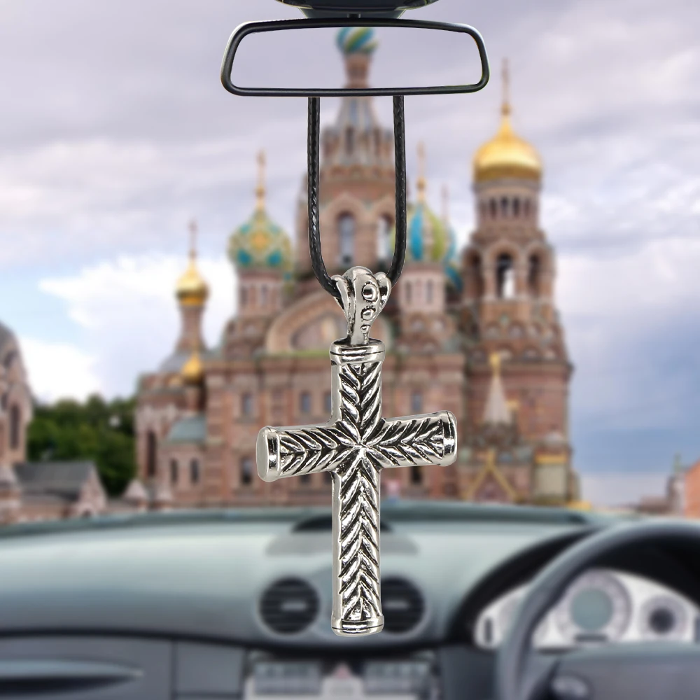Metal Cross Jesus Christian Religious Car Rearview Mirror Ornaments Decoration Hanging Car Pendant Auto Car Accessories Gifts
Metal Cross Jesus Christian Religious Car Rearview Mirror Ornaments Decoration Hanging Car Pendant Auto Car Accessories Gifts