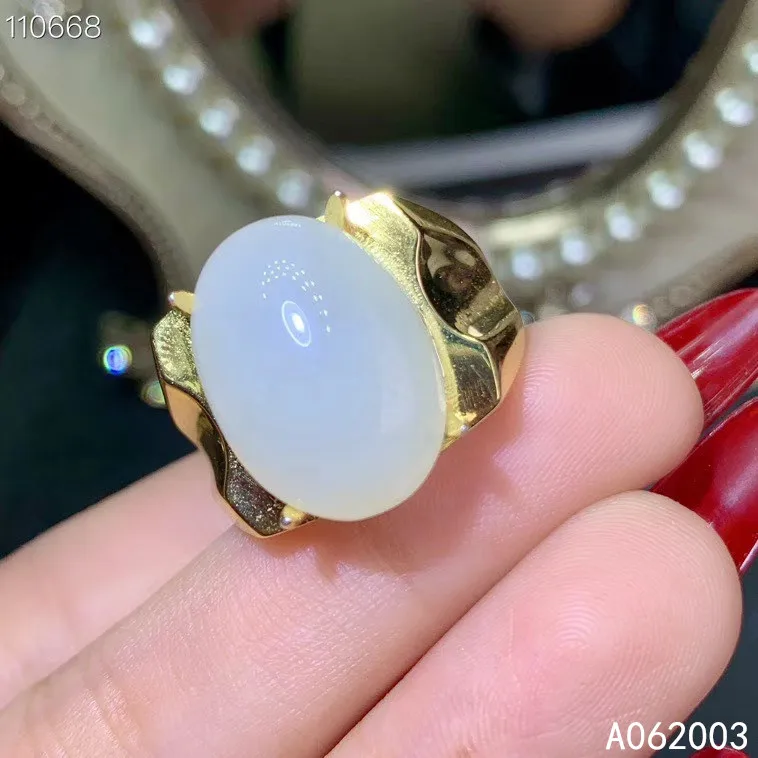 KJJEAXCMY fine jewelry 925 sterling silver inlaid natural white Gem jade new boy men schoolboy ring luxury Support Detection
KJJEAXCMY fine jewelry 925 sterling silver inlaid natural white Gem jade new boy men schoolboy ring luxury Support Detection