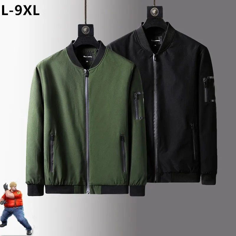 Windbreaker Jacket Men Korean Style Boy Black Clothing Spring Autumn Bomer Coat Male Fashion Loose Young Plus Size 5XL 8XL 9XL
Windbreaker Jacket Men Korean Style Boy Black Clothing Spring Autumn Bomer Coat Male Fashion Loose Young Plus Size 5XL 8XL 9XL