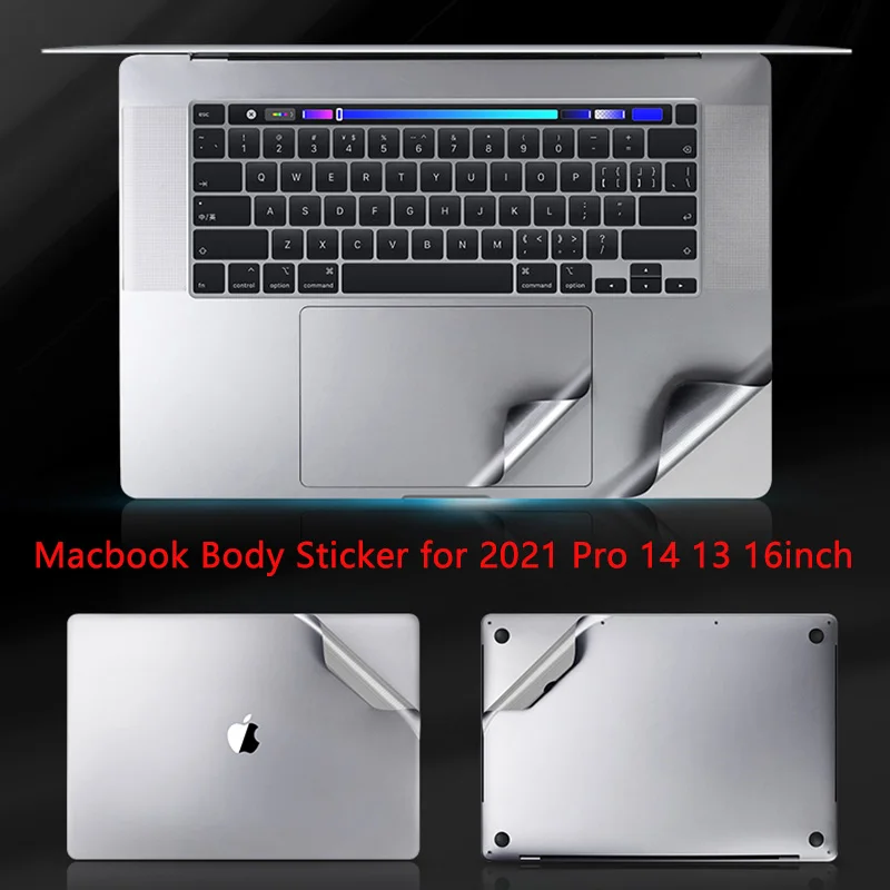 Набор 4 в 1, наклейка на весь корпус для 2021 MacBook Pro 14 16 M1 Pro Max A2442 A2485 A2337, сенсорная пленка, Защитная пленка для рук
Набор 4 в 1, наклейка на весь корпус для 2021 MacBook Pro 14 16 M1 Pro Max A2442 A2485 A2337, сенсорная пленка, Защитная пленка для рук