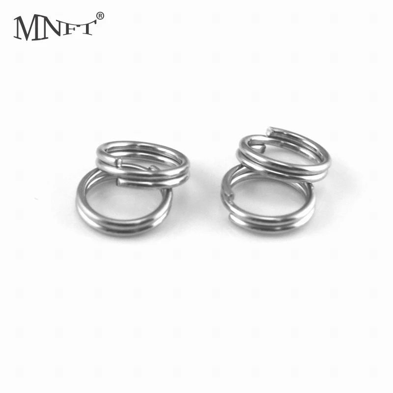 MNFT 100PCS Double Loop Split Rings Fishing Lure Stainless Steel Round Connectors Quick Accessories
MNFT 100PCS Double Loop Split Rings Fishing Lure Stainless Steel Round Connectors Quick Accessories