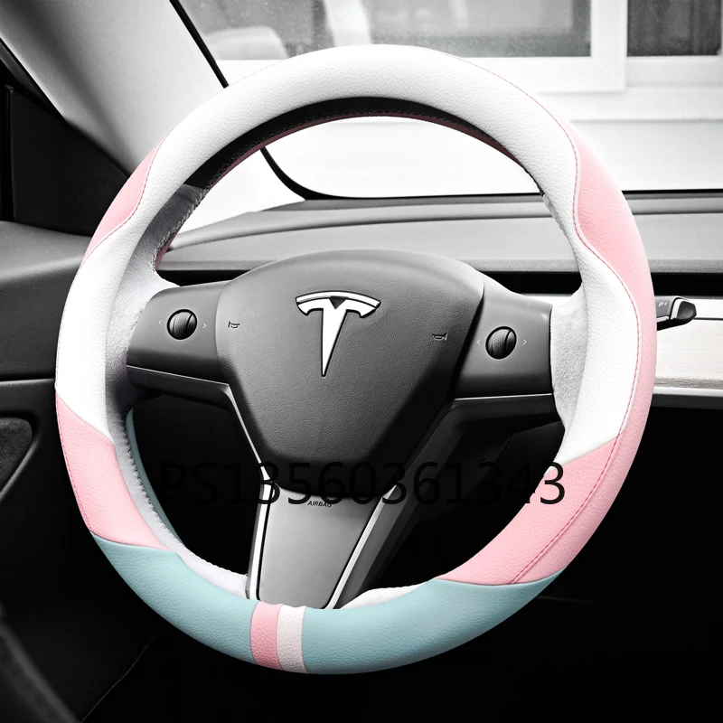 Suitable for Tesla Model 3 Model S Model X steering wheel cover car handle cover female flip hair
Suitable for Tesla Model 3 Model S Model X steering wheel cover car handle cover female flip hair