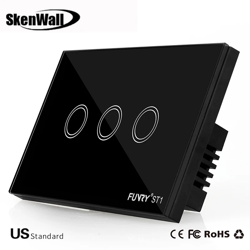 US Standard 1/2/3 Gang Remote Switch Smart Control On-off for Smart Home Smart Wall Touch Switch Smart Lamp Switch
US Standard 1/2/3 Gang Remote Switch Smart Control On-off for Smart Home Smart Wall Touch Switch Smart Lamp Switch