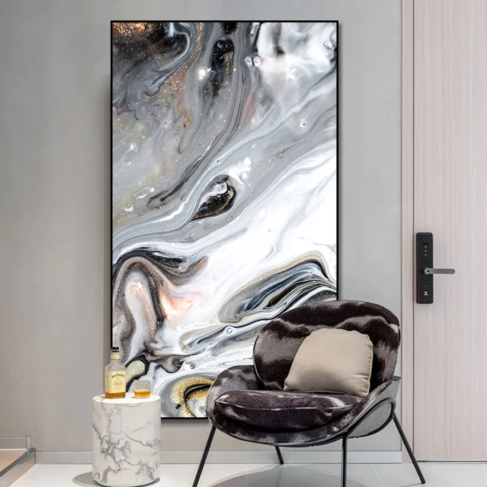 Modern Abstract Oil Painting Poster Canvas Print Big Size Black Wall Art Ink Painting Picture for Living Room Home Decoration
Modern Abstract Oil Painting Poster Canvas Print Big Size Black Wall Art Ink Painting Picture for Living Room Home Decoration