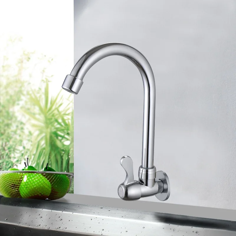In-wall Horizontal Vegetable Sink Faucet Kitchen Alloy 4 Points Single Cold Big Bend Faucet Kitchen Sink Quick-opening Faucet
In-wall Horizontal Vegetable Sink Faucet Kitchen Alloy 4 Points Single Cold Big Bend Faucet Kitchen Sink Quick-opening Faucet