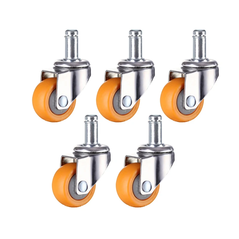 5Pcs Office Chair Caster Wheels 2 Inch Swivel Nylon Caster Wheels Replacement Soft Safe Rollers Load 200KG Furniture Caster
5Pcs Office Chair Caster Wheels 2 Inch Swivel Nylon Caster Wheels Replacement Soft Safe Rollers Load 200KG Furniture Caster