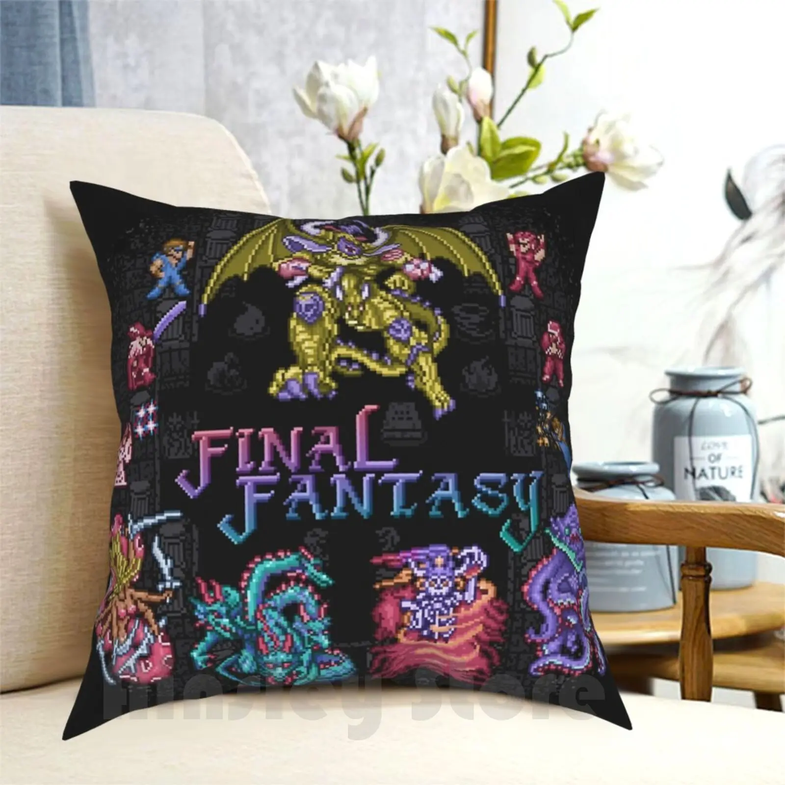 Fantasy Final Pillow Case Printed Home Soft DIY Pillow cover Final Fantasy Gaming Retrogaming 8Bit 8 Bit Pixels Pixel Art
Fantasy Final Pillow Case Printed Home Soft DIY Pillow cover Final Fantasy Gaming Retrogaming 8Bit 8 Bit Pixels Pixel Art