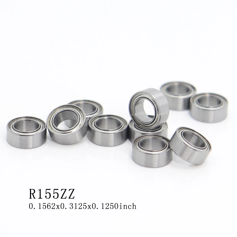 R155ZZ Bearing ABEC-1 (10PCS) 5/32"x5/16"x1/8" inch Miniature R155 ZZ Ball Bearings RC Model Parts
R155ZZ Bearing ABEC-1 (10PCS) 5/32"x5/16"x1/8" inch Miniature R155 ZZ Ball Bearings RC Model Parts