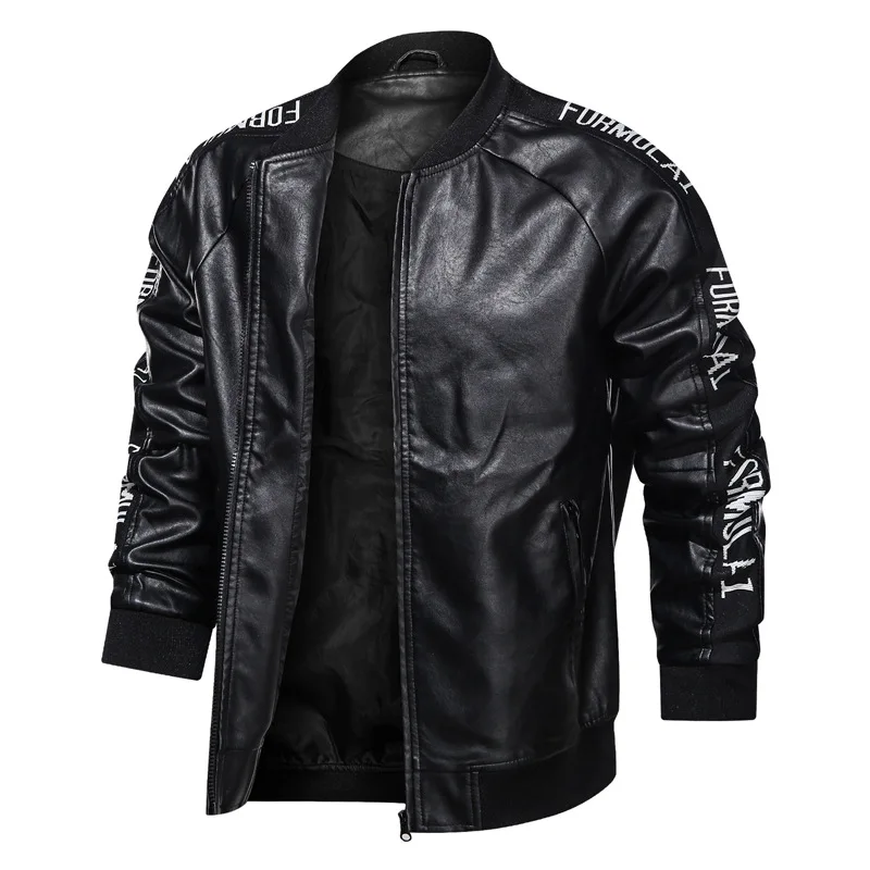 New New Arrival Autumn Leather Jacket Men Fashion Baseball Collar PU Leather Coat Men EU Size S-XXXL Motorcycle Jacket
New New Arrival Autumn Leather Jacket Men Fashion Baseball Collar PU Leather Coat Men EU Size S-XXXL Motorcycle Jacket