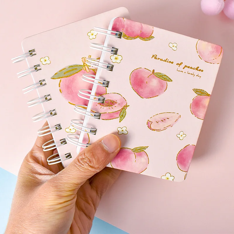 Kawaii sweet peach coil notebook learning office supplies horizontal line inner page pocket notebook 1 pcs style random delivery
Kawaii sweet peach coil notebook learning office supplies horizontal line inner page pocket notebook 1 pcs style random delivery