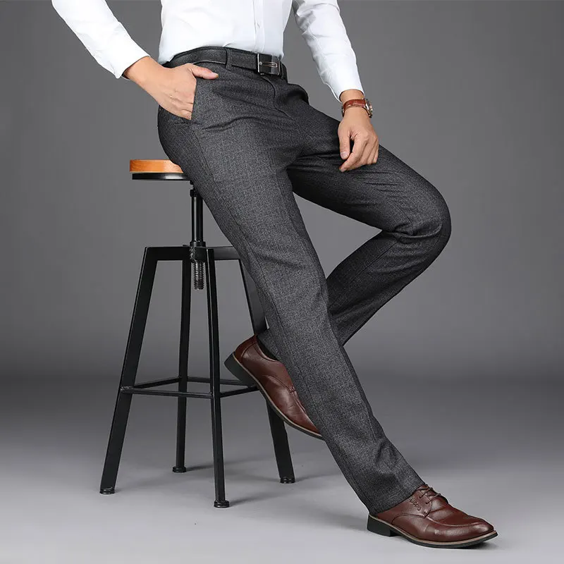 Anti-Wrinkle Non Iron Dress Suit Pants Men Summer Spring Business Formal Trousers Male Straight Stretch 66% Cotton 2020
Anti-Wrinkle Non Iron Dress Suit Pants Men Summer Spring Business Formal Trousers Male Straight Stretch 66% Cotton 2020