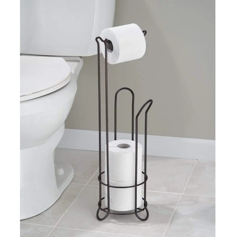 Stainless Steel Floor Standing Paper Roll Towel Holder Stand Organizer Toilet Paper Rack Bathroom Hardware Vertical Storage Bask
Stainless Steel Floor Standing Paper Roll Towel Holder Stand Organizer Toilet Paper Rack Bathroom Hardware Vertical Storage Bask