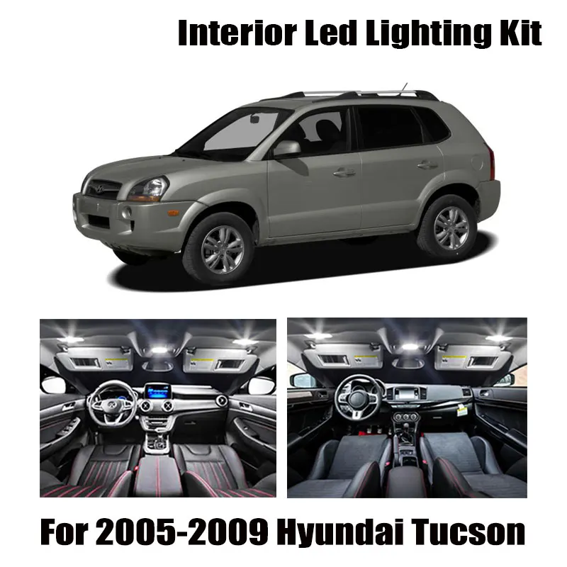 12 Bulbs White LED Car Map Dome Light Interior Kit Fit For 2005-2007 2008 2009 Hyundai Tucson Trunk License Plate Courtesy Lamp
12 Bulbs White LED Car Map Dome Light Interior Kit Fit For 2005-2007 2008 2009 Hyundai Tucson Trunk License Plate Courtesy Lamp