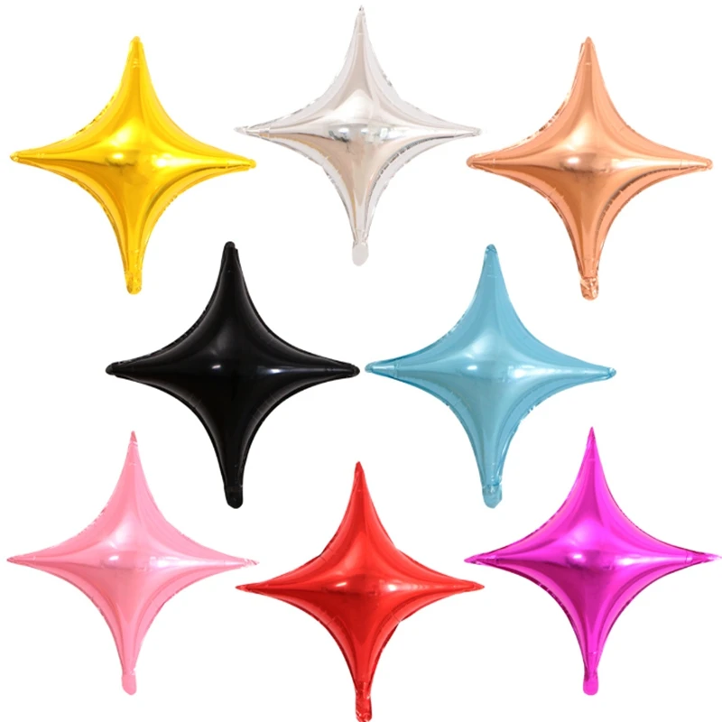 26 inch Four pointed Star Aluminum Foil Balloon Cartoon Birthday Party Wine Glass Decoration Balloons Wedding Christmas Supplies
26 inch Four pointed Star Aluminum Foil Balloon Cartoon Birthday Party Wine Glass Decoration Balloons Wedding Christmas Supplies