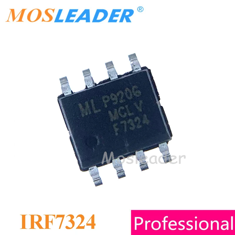 Mosleader IRF7324 SOP8 100 шт. P-Channel 20В 18mR 30mR IRF7324TRPBF IRF7324PBF Mosfets
Mosleader IRF7324 SOP8 100 шт. P-Channel 20В 18mR 30mR IRF7324TRPBF IRF7324PBF Mosfets