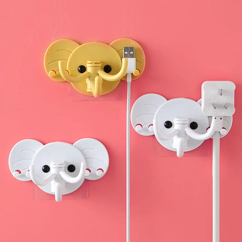 Self Adhesive Hooks Multi-purpose Rotatable Elephant Cartoon Hooks on the Wall for Kitchen Bathroom Door Nail-free Strong Holder
Self Adhesive Hooks Multi-purpose Rotatable Elephant Cartoon Hooks on the Wall for Kitchen Bathroom Door Nail-free Strong Holder