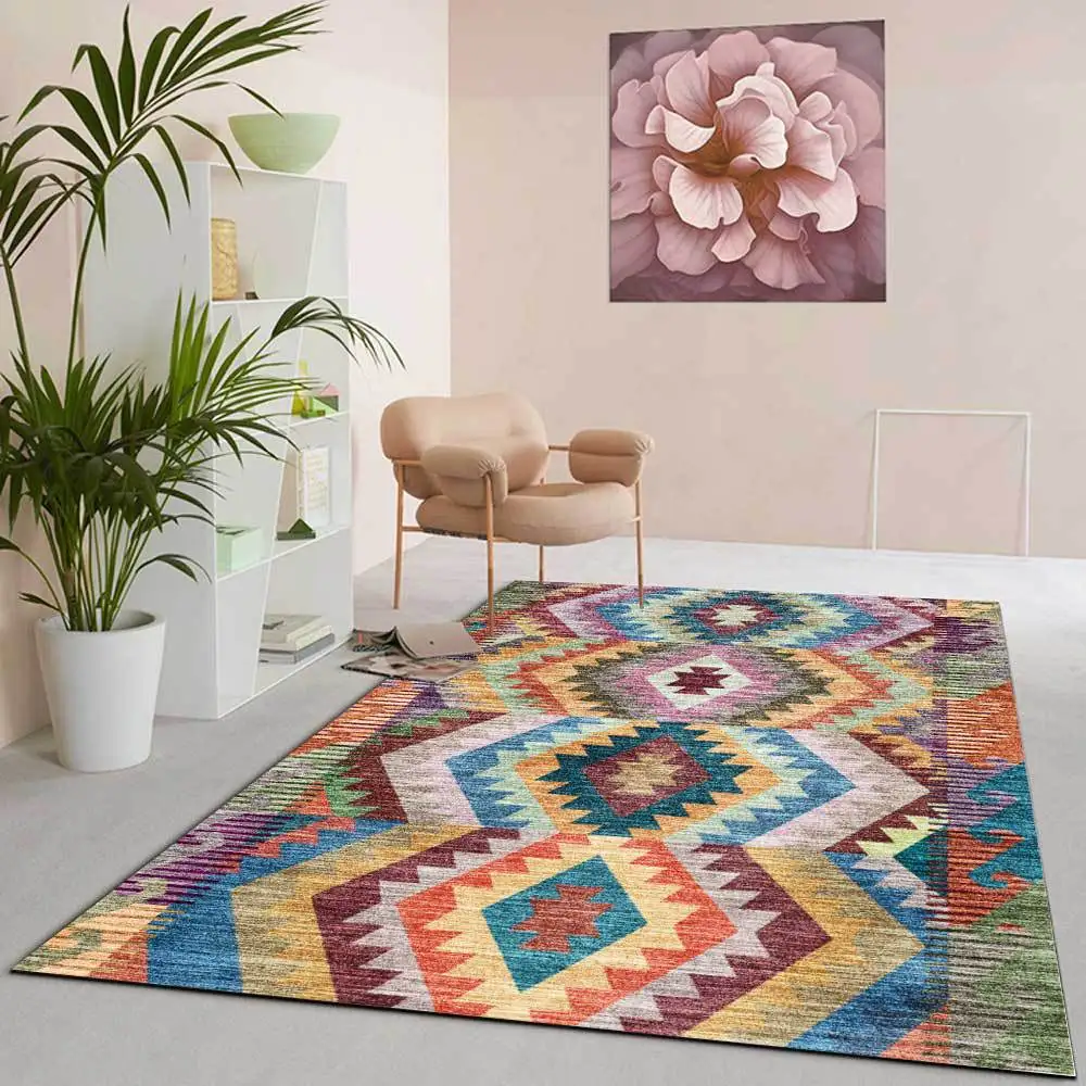 3D Retro Morocco style Carpets For Living Room Bedroom Area Rug Persian Style Home Decor Large Carpet Bedside Non-Slip Floor Mat
3D Retro Morocco style Carpets For Living Room Bedroom Area Rug Persian Style Home Decor Large Carpet Bedside Non-Slip Floor Mat