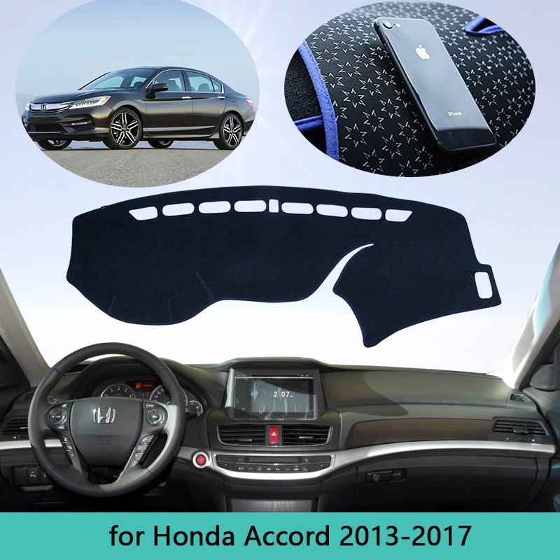 Sun Shade Dash Board Cover Carpet Anti-Slip For Honda Accord 2013~2017 Car Accessories Dash Mat Dashmat Dashboard Anti-UV Cover
Sun Shade Dash Board Cover Carpet Anti-Slip For Honda Accord 2013~2017 Car Accessories Dash Mat Dashmat Dashboard Anti-UV Cover