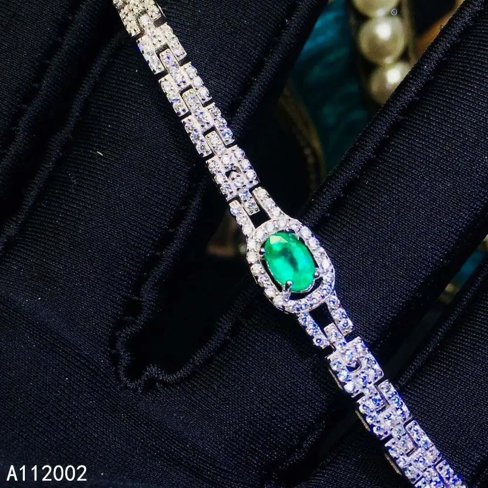 KJJEAXCMY fine jewelry natural Emerald 925 sterling silver new women gemstone hand bracelet support test trendy hot selling
KJJEAXCMY fine jewelry natural Emerald 925 sterling silver new women gemstone hand bracelet support test trendy hot selling